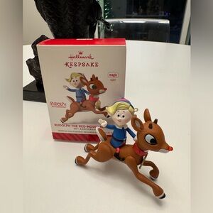 Hallmark Keepsake Rudolph and Hermey Figure Ornament